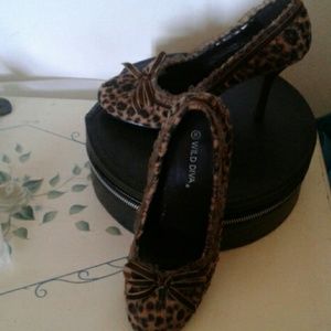 Wild diva Leopard shoes